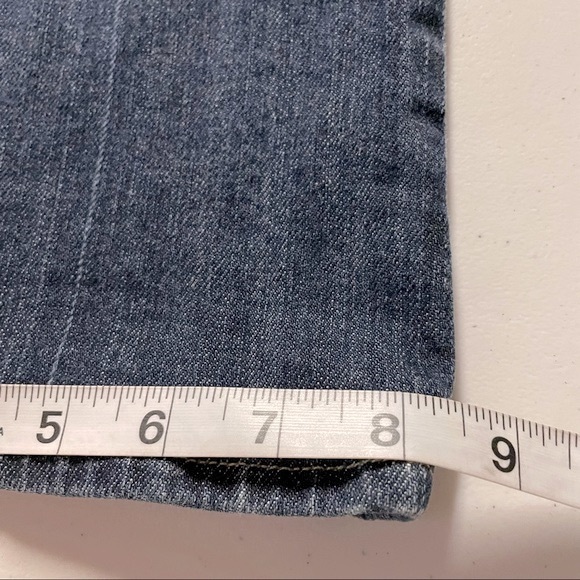 7 for All Mankind distressed bootcut jeans - Picture 9 of 16